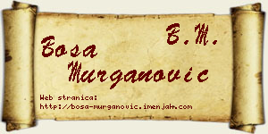 Bosa Murganović vizit kartica